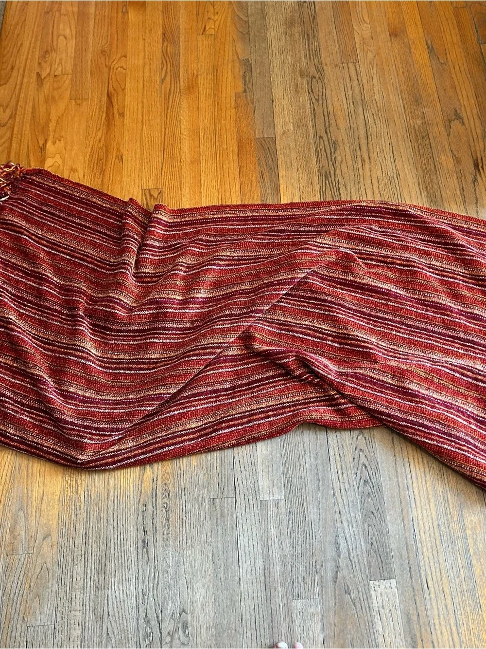 ⭐️5FOR$25⭐️. Pier 1 Imports Orange Wool Throw 6ft. x 4ft.